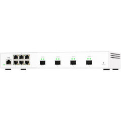 (NEW VENDOR) QNAP QSW-M2106-4S 4 Ports 10GbE + 6 Ports 2.5GbE Layer 2 Managed Switch Switching Capacity: 110Gbps | Management Type: Web Managed