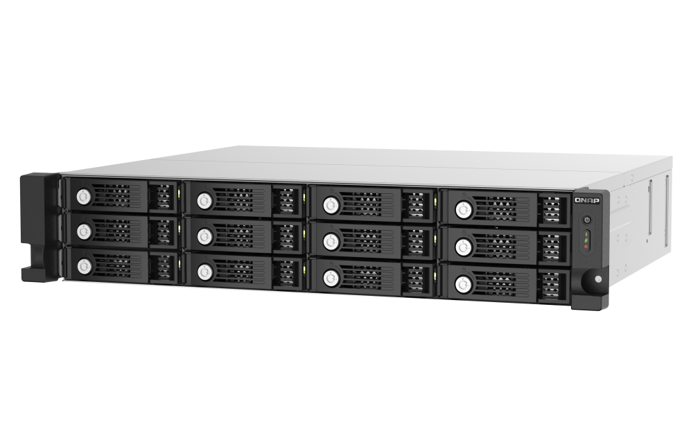 (NEW VENDOR) QNAP TL-R1220Sep-RP 12-Bay JBOD Storage Enclosure | 12 x 3.5" / 2.5" SAS 12G / SATA 6G | 2U Rackmount