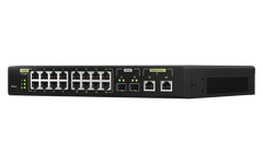 (NEW VENDOR) QNAP QSW-M2116P-2T2S 4 Ports 10GbE + 16 Ports 2.5GbE Layer 2 Managed PoE Switch Switching Capacity: 160Gbps | Management Type: Web Managed