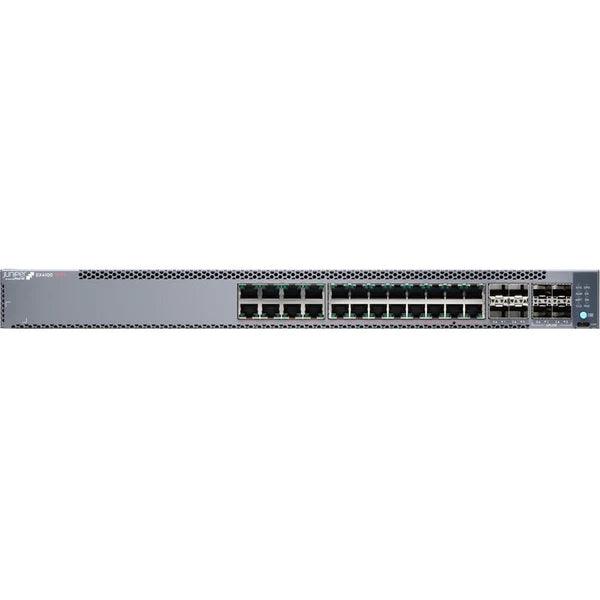 (USED) JUNIPER Networks EX Series EX4100-24P Switch 24 Ports Managed Rack Mountable