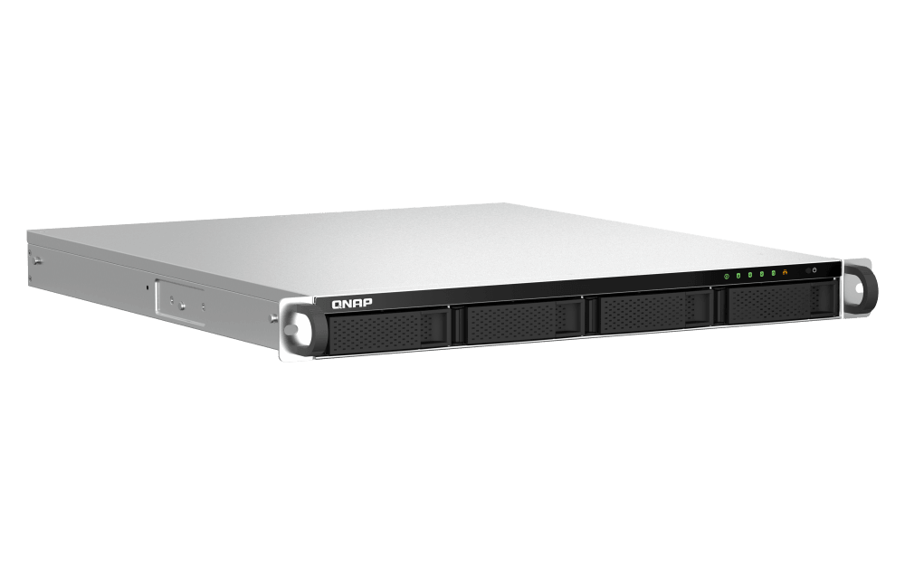 (NEW VENDOR) QNAP TS-464U-RP-8G 4-Bay NAS | 1U Rackmount | Intel Celeron N5095 Quad Core, burst up to 2.9GHz - C2 Computer