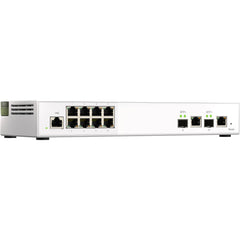 (NEW VENDOR) QNAP QSW-M2108-2C 2 Ports 10GbE + 8 Ports 2.5GbE Layer 2 Managed Switch Switching Capacity: 96Gbps | Management Type: Web Managed
